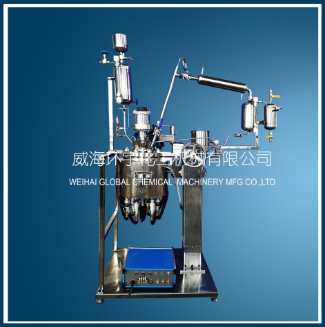 上海5L Vacuum Distillation Reactor with Lifting Device